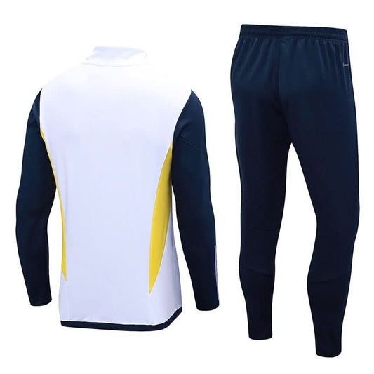Real Madrid 23/24 White Blue Training Set - TheFutbolistaCloset