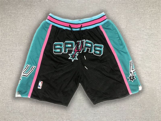 San Antonio Spurs Just Don Black Shorts - TheFutbolistaCloset