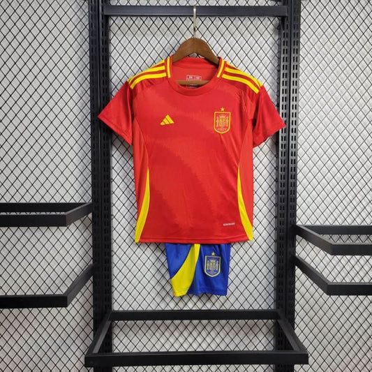 Spain Euros 2024 Home Kids Set - TheFutbolistaCloset