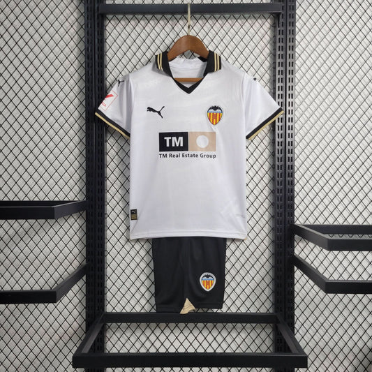Valencia 23/24 Home Kids Set - TheFutbolistaCloset