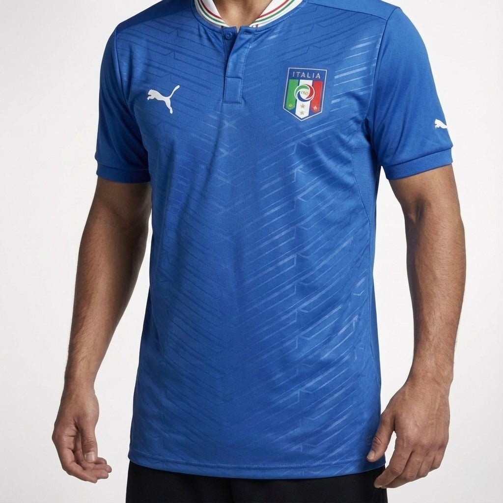 חולצת משחק איטליה בית 2012 - TheFutbolistaCloset