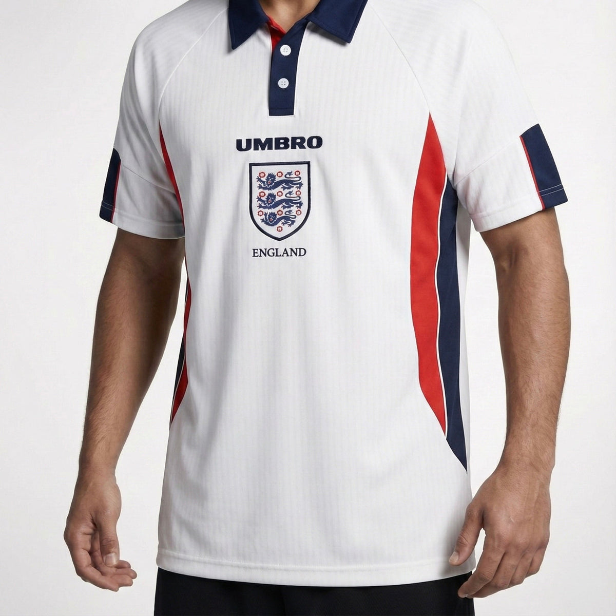 חולצת משחק רשמית אנגליה בית 1998 - TheFutbolistaCloset