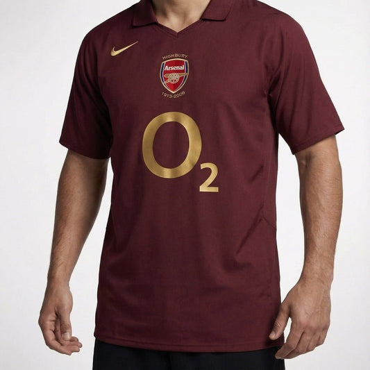 חולצת משחק ארסנל בית 05/06 - TheFutbolistaCloset