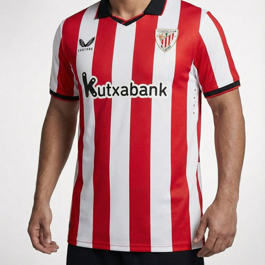 חולצת משחק רשמית אתלטיק בילבאו בית 25/26 - TheFutbolistaCloset