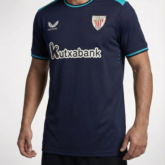 חולצת משחק רשמית אתלטיק בילבאו חוץ 25/26 - TheFutbolistaCloset