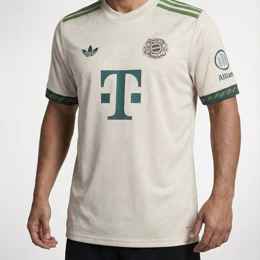 חולצת משחק רשמית באיירן מינכן רביעית אוקטוברפסט 25/26 - TheFutbolistaCloset
