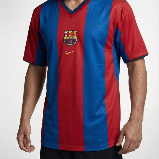 חולצת משחק רשמית ברצלונה בית 98/99 - TheFutbolistaCloset