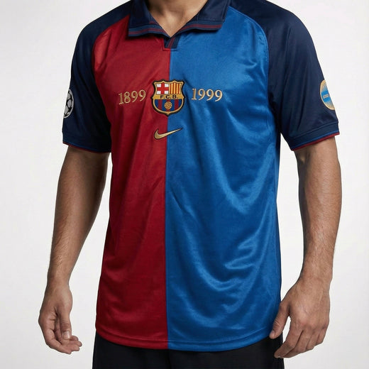 חולצת משחק ברצלונה בית 99/00 - TheFutbolistaCloset