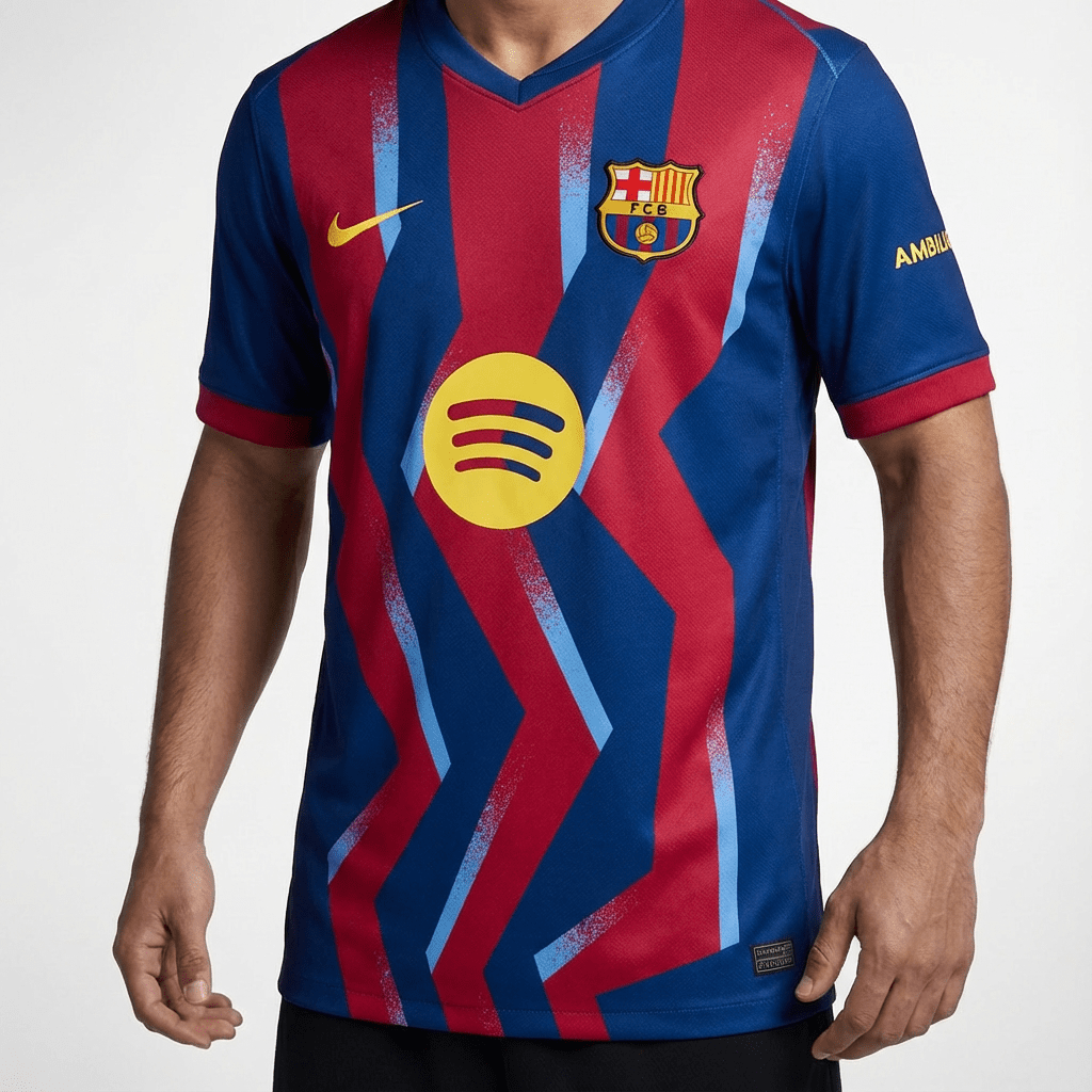 חולצת משחק רשמית ברצלונה רביעית 25/26 - TheFutbolistaCloset