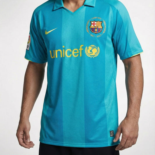 חולצת משחק רשמית ברצלונה חוץ 07/08 - TheFutbolistaCloset