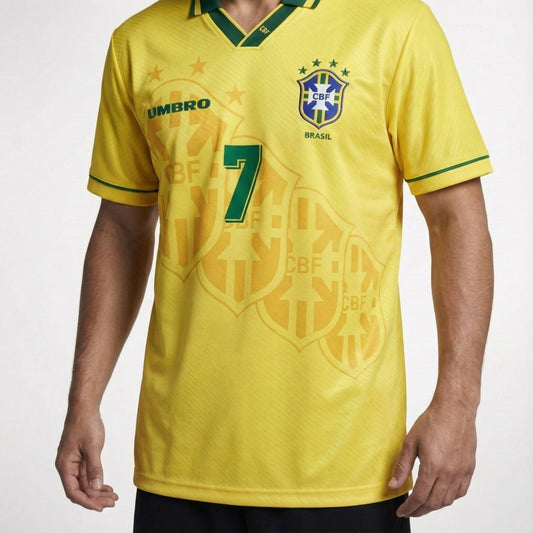 חולצת משחק רשמית ברזיל בית 1994 - TheFutbolistaCloset