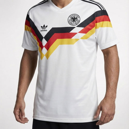 חולצת משחק רשמית גרמניה בית 1990 - TheFutbolistaCloset