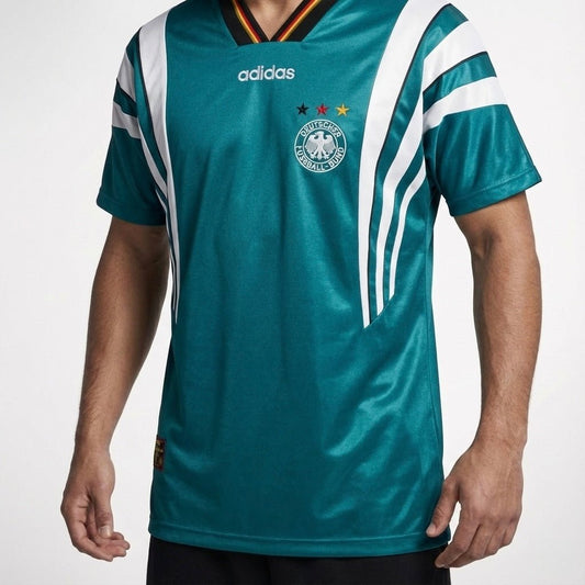 חולצת משחק גרמניה חוץ 1996 - TheFutbolistaCloset