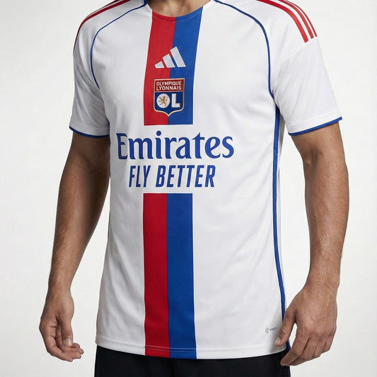 חולצת משחק רשמית ליון בית 25/26 - TheFutbolistaCloset