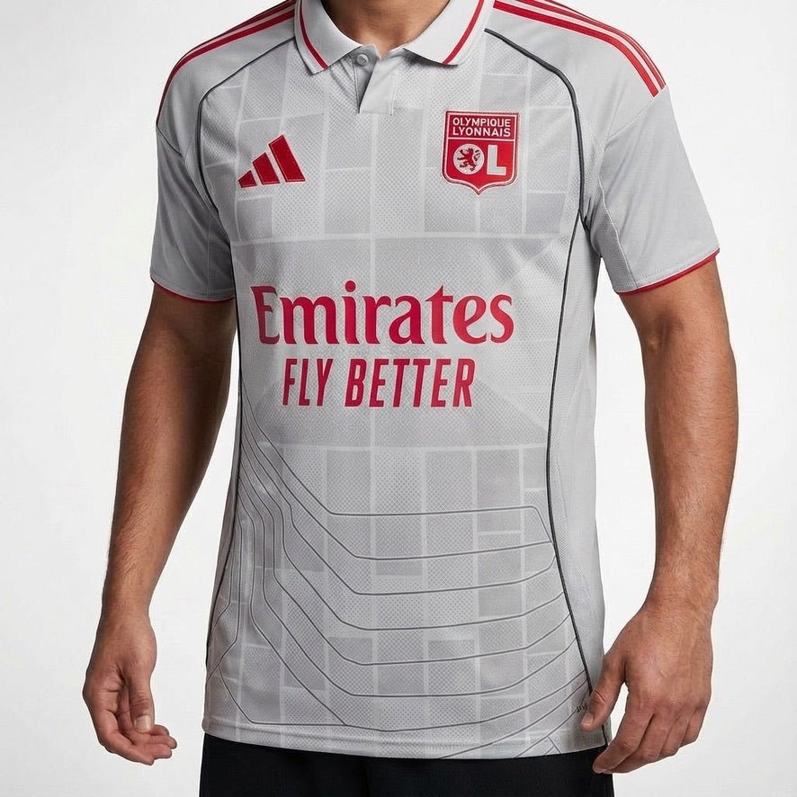 חולצת משחק רשמית ליון שלישית 25/26 - TheFutbolistaCloset