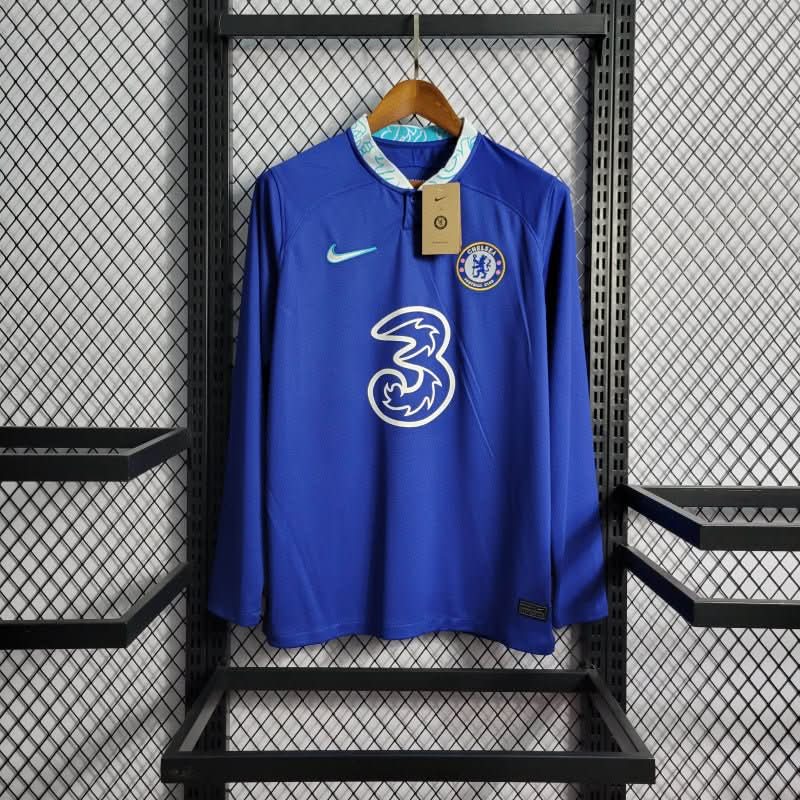 חולצת משחק צ׳לסי בית 22/23 שרוול ארוך - TheFutbolistaCloset