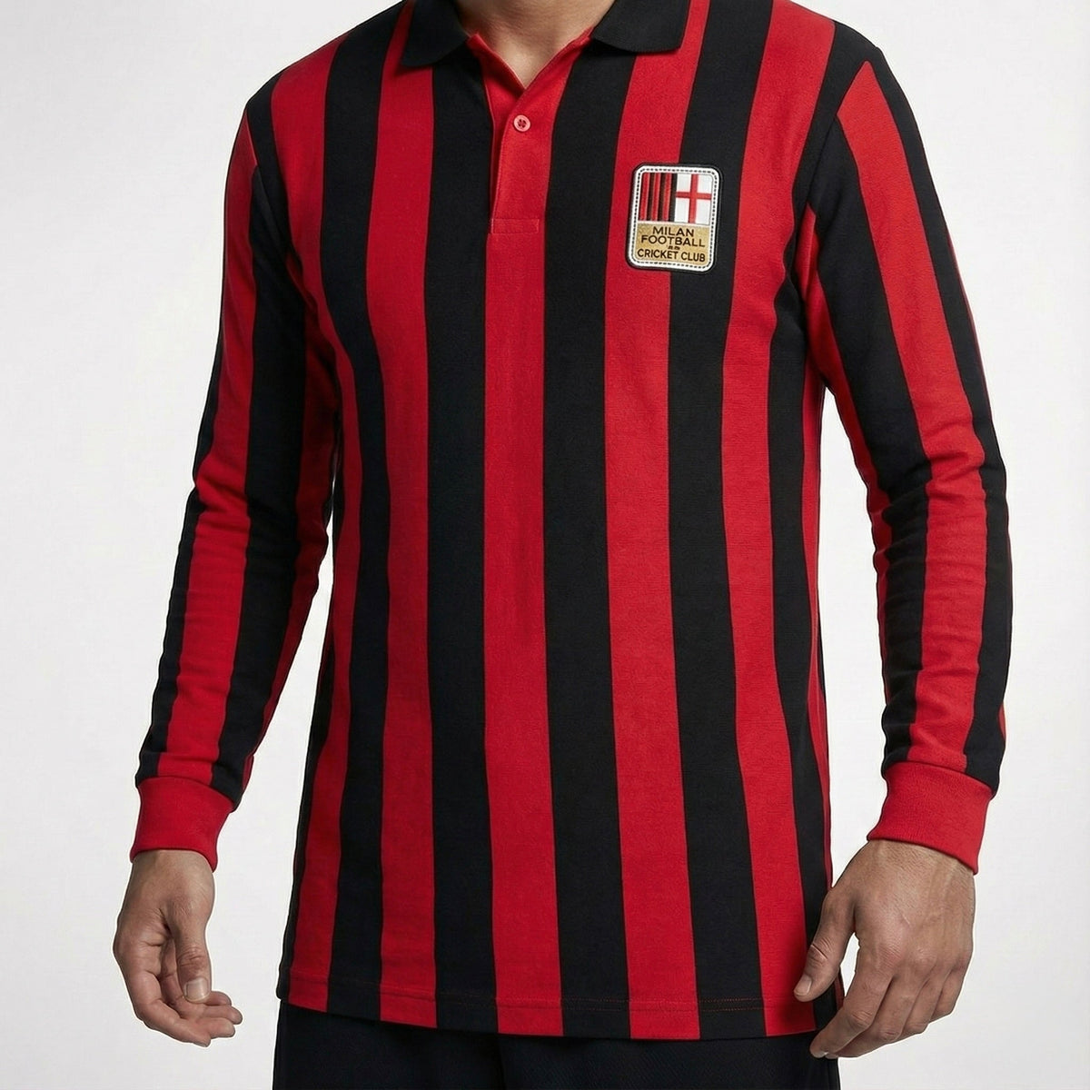 חולצת משחק רשמית מילאן 125 שנה - TheFutbolistaCloset