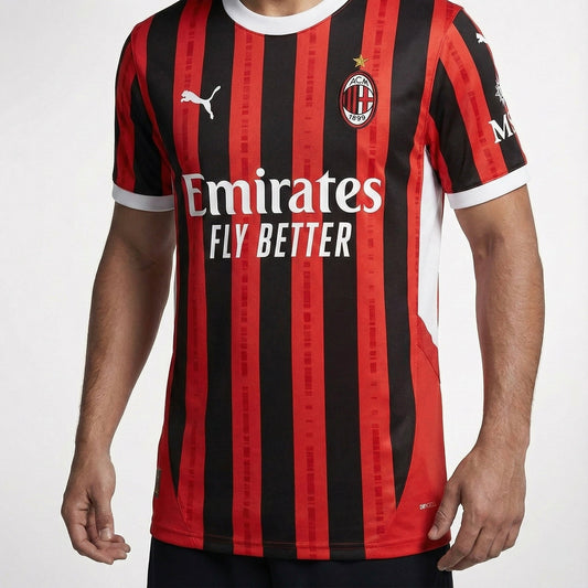חולצת משחק רשמית מילאן בית 24/25 - TheFutbolistaCloset