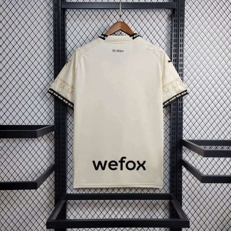 חולצת משחק רשמית מילאן רביעית לבנה 23/24 - TheFutbolistaCloset