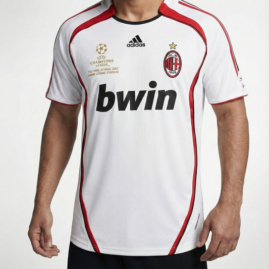 חולצת משחק רשמית מילאן חוץ 06/07 - TheFutbolistaCloset
