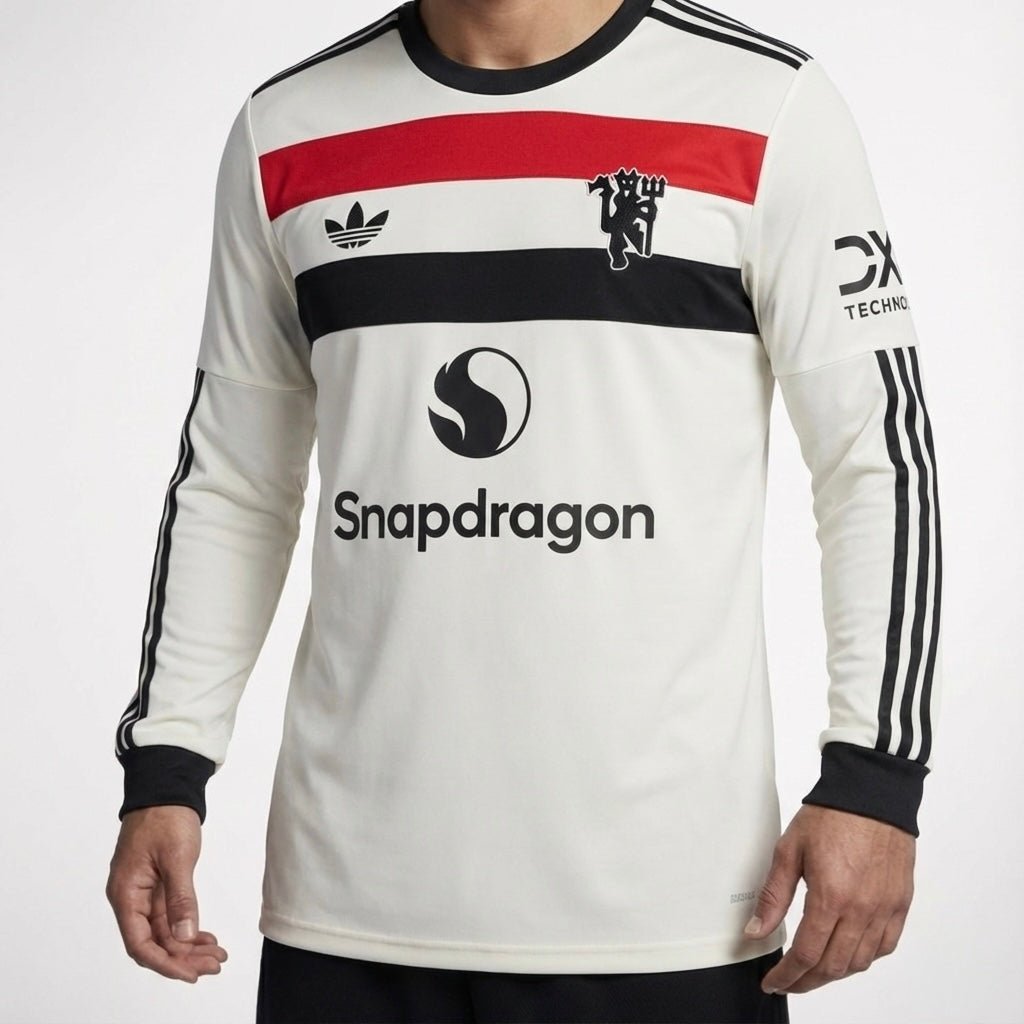 חולצת משחק רשמית מנצ׳סטר יונייטד שלישית 24/25 שרוול ארוך - TheFutbolistaCloset