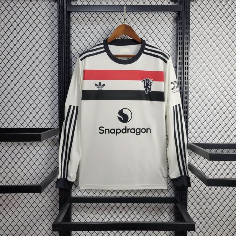 חולצת משחק רשמית מנצ׳סטר יונייטד שלישית 24/25 שרוול ארוך - TheFutbolistaCloset