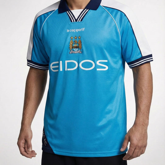 חולצת משחק מנצ׳סטר סיטי בית 99/01 - TheFutbolistaCloset