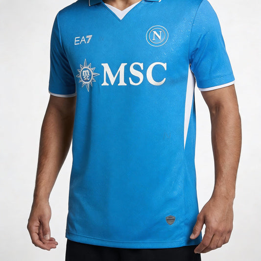 חולצת משחק רשמית נאפולי בית 24/25 - TheFutbolistaCloset