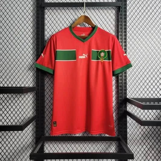 חולצת משחק נבחרת מרוקו בית 2022 - TheFutbolistaCloset