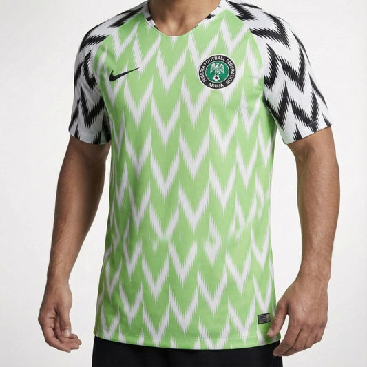 חולצת משחק רשמית נבחרת ניגריה בית 2018 - TheFutbolistaCloset