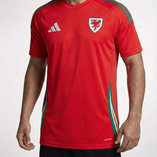 חולצת משחק רשמית נבחרת ויילס בית 2024 - TheFutbolistaCloset