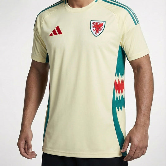 חולצת משחק רשמית נבחרת ויילס חוץ 2024 - TheFutbolistaCloset