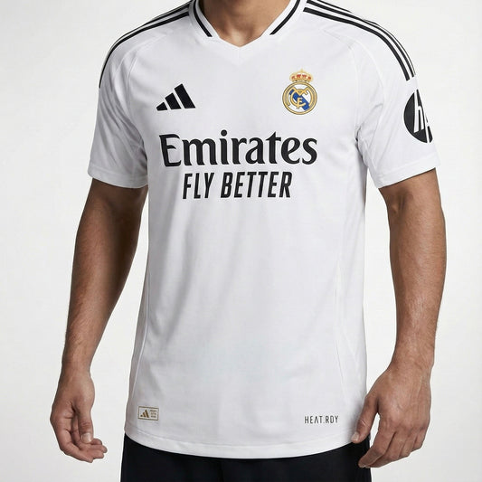 חולצת משחק רשמית ריאל מדריד בית 24/25 - TheFutbolistaCloset