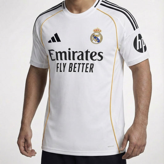 חולצת משחק רשמית ריאל מדריד בית 25/26 - TheFutbolistaCloset