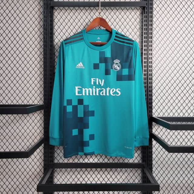 חולצת משחק ריאל מדריד שלישית 17/18 שרוול ארוך - TheFutbolistaCloset
