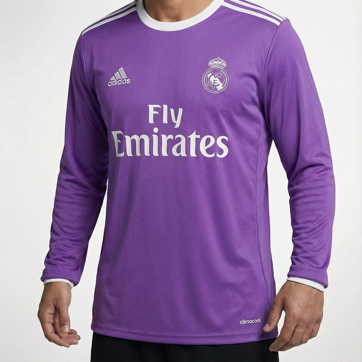 חולצת משחק רשמית ריאל מדריד חוץ 16/17 שרוול ארוך - TheFutbolistaCloset