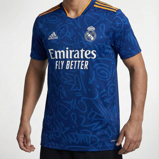 חולצת משחק רשמית ריאל מדריד חוץ 21/22 - TheFutbolistaCloset