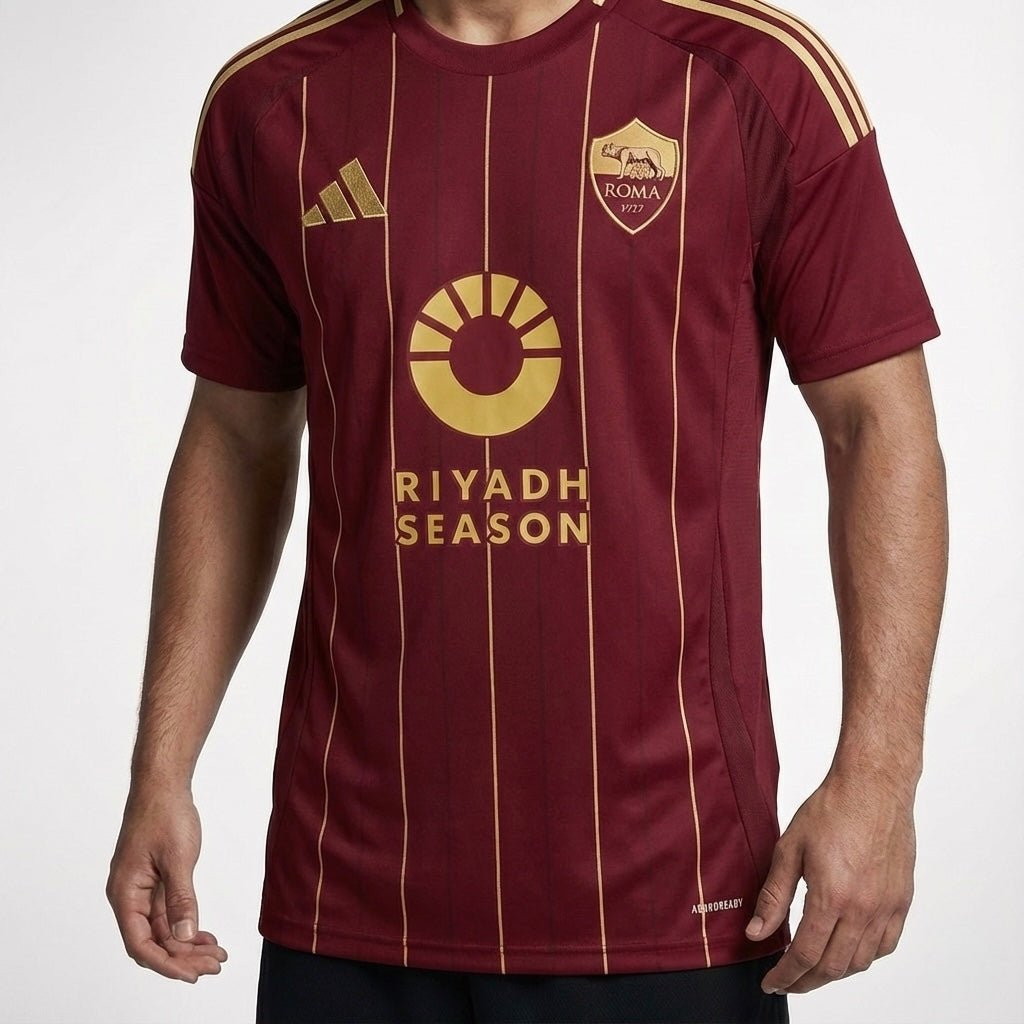 חולצת משחק רומא בית 24/25 - TheFutbolistaCloset