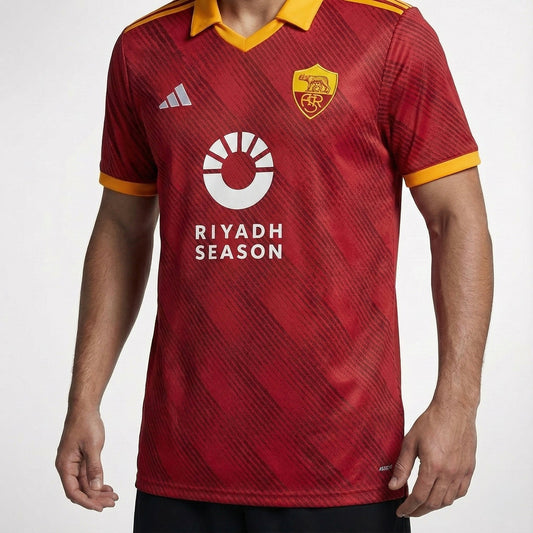 חולצת משחק רשמית רומא - דרבי רביעית 23/24 - TheFutbolistaCloset