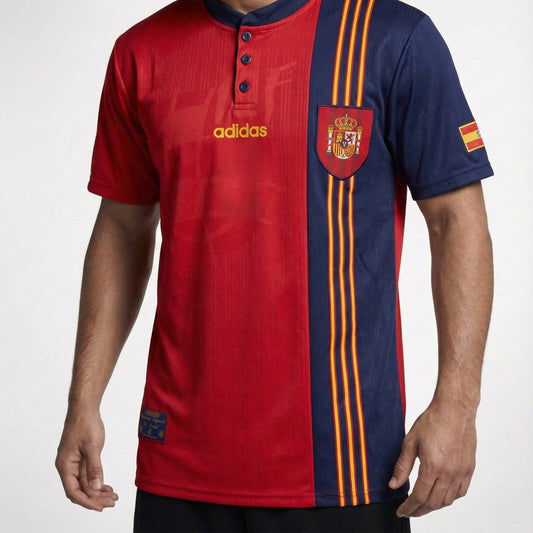 חולצת משחק רשמית ספרד בית 1994 - TheFutbolistaCloset