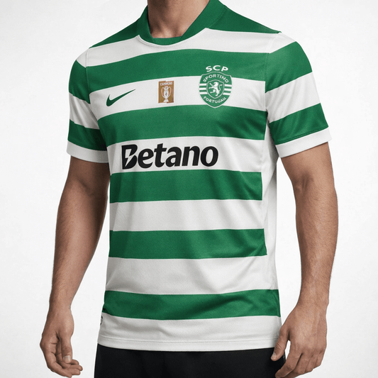 חולצת משחק רשמית ספורטינג ליסבון בית 25/26 - TheFutbolistaCloset