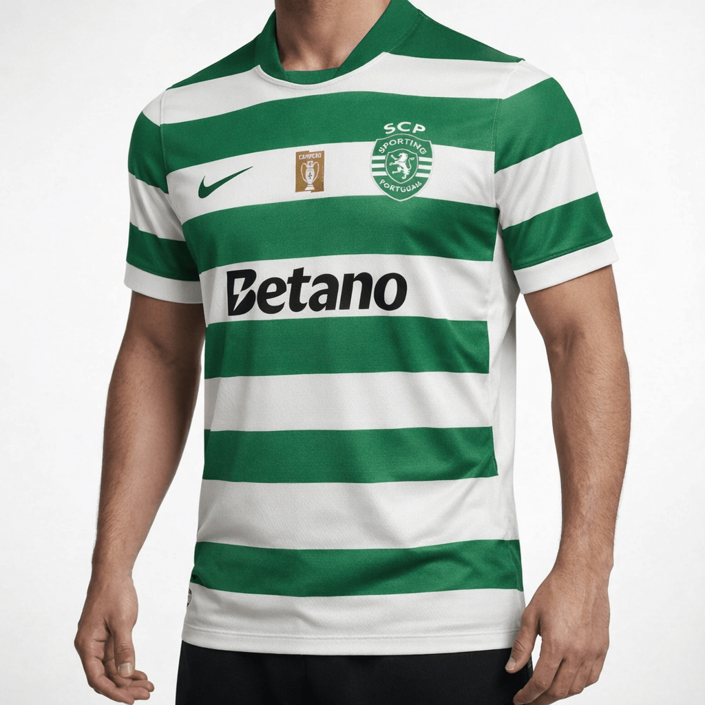 חולצת משחק רשמית ספורטינג ליסבון בית 25/26 - TheFutbolistaCloset