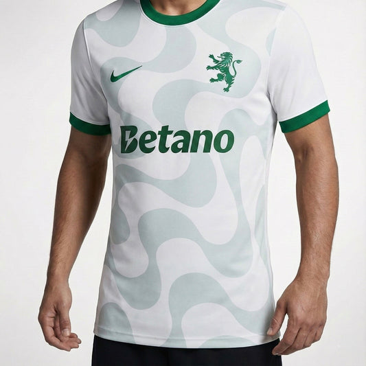 חולצת משחק רשמית ספורטינג ליסבון רביעית 25/26 - TheFutbolistaCloset