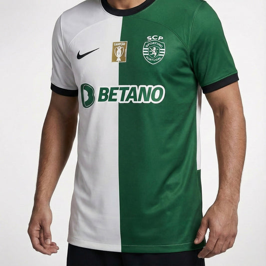 חולצת משחק רשמית ספורטינג ליסבון "סערה״ 25/26 - TheFutbolistaCloset