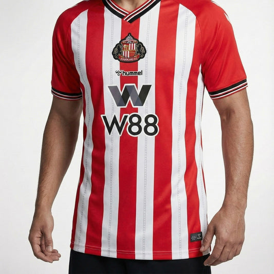 חולצת משחק רשמית סנדרלנד בית 25/26 - TheFutbolistaCloset