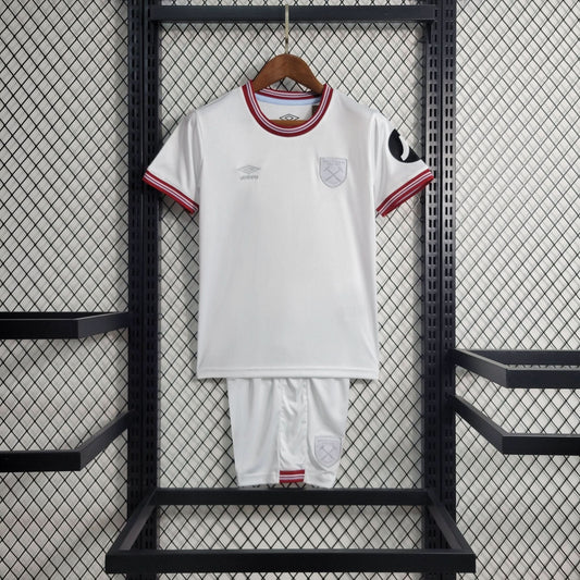 West Ham 23/24 Away Kids Set - TheFutbolistaCloset