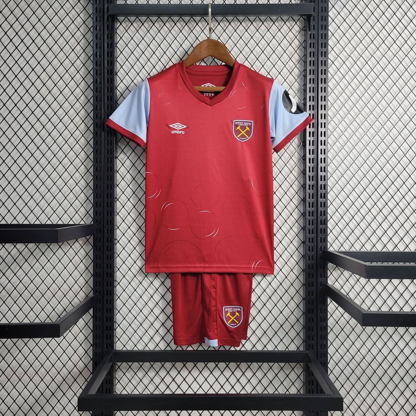 West Ham 23/24 Home Kids Set - TheFutbolistaCloset