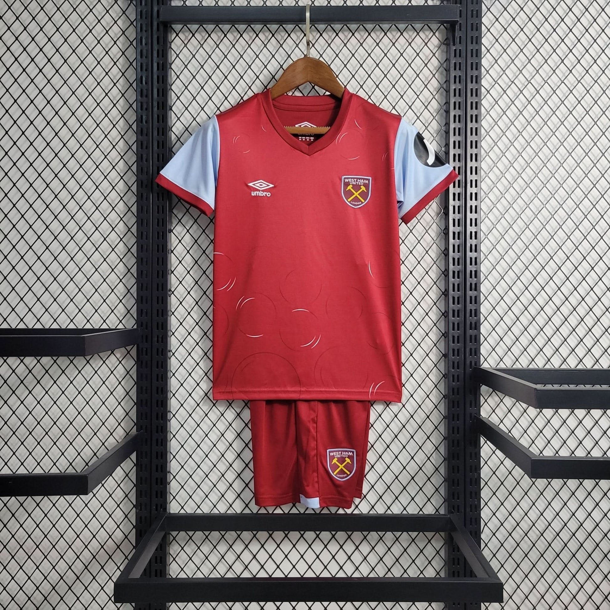 West Ham 23/24 Home Kids Set - TheFutbolistaCloset
